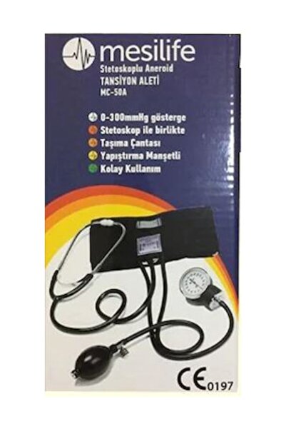 Mesilife Steteskoplu Aneroid Manuel Tansiyon Aleti