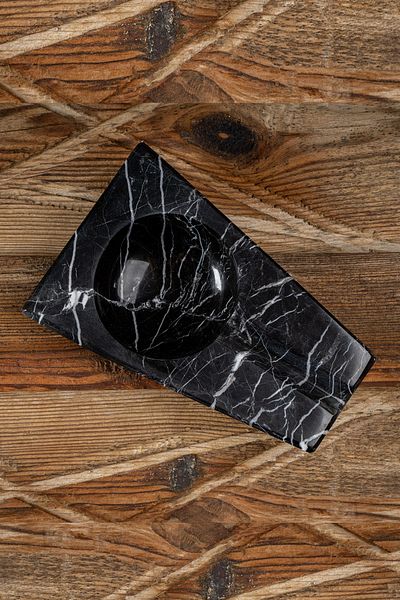Voodo Concept Alexander Black Marble Cigar Ashtray