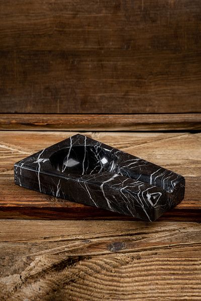 Voodo Concept Alexander Black Marble Cigar Ashtray