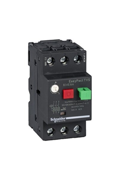 Schneider Electric Gz1e01, Easypact Tvs Motor Koruma Şalteri, 0.1-0.16 Amper