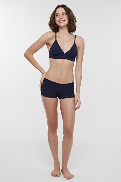 Penti Kadın Lacivert Basic Boxer Bikini Altı