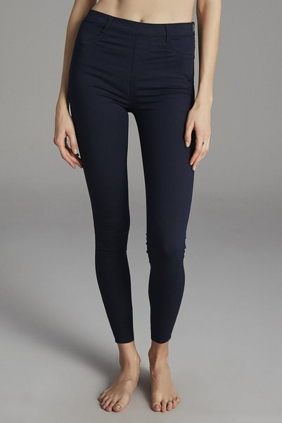 Penti Corset Denim Inchis Colanti Jegging Denim