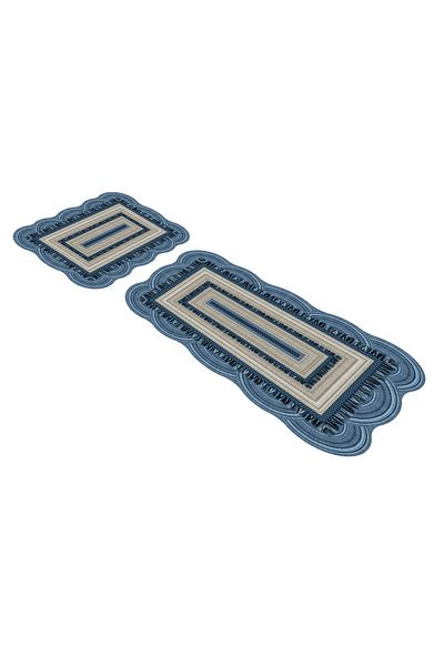Alanur Home Σετ μπάνιου Alanur Begonia Laser Cut 2 τεμαχίων St 210167 mv