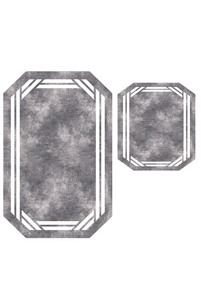 Alanur Home Σετ μπάνιου Alanur Gelincik Laser Cut 2 τεμαχίων St 210207 γρ