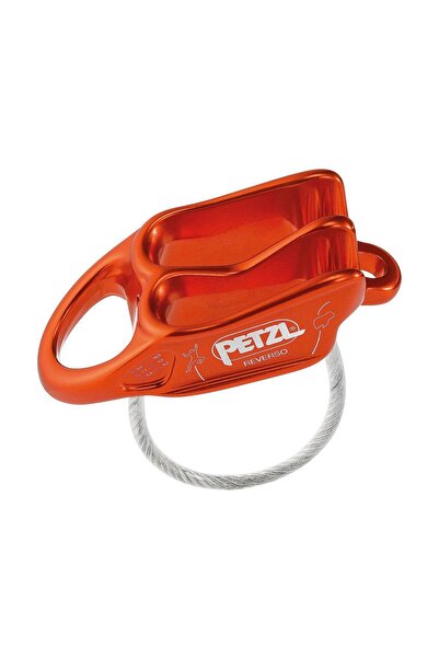 PETZL Dispozitiv de asigurare Reverso Kırmızı / Turuncu