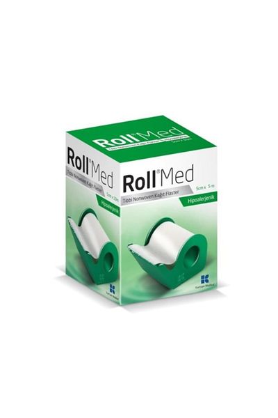 Roll Med Hypoallergenic Paper Plaster 5cm X 5Mt - 5 Boxes