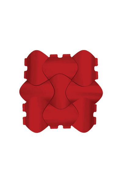 Decomarket 3d Wall Panel Venus Red Color