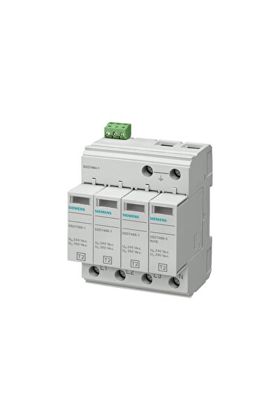 Siemens 5sd7464-1, C Tip, 4 Kutuplu, Parafudr, Aşırı Gerilim Sınırlayıcı, Env...