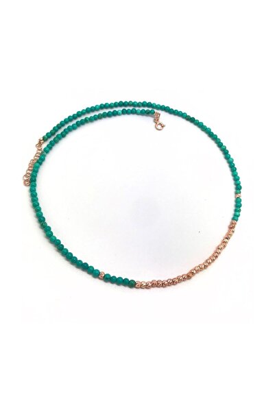 Erer Gümüş Kadın Gümüş Firuze Taşlı Kolyesi Gl14r3t6