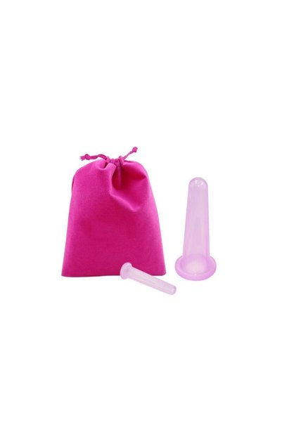 Generic Brand Vacuum Cupping Facial Massage Suction Cup Set of 2 Anti Celluli...