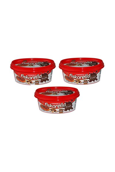 Fiskobirlik Fiskorella Kakaolu Fındık Kreması Çokokrem 3 Adet X 400 Gram