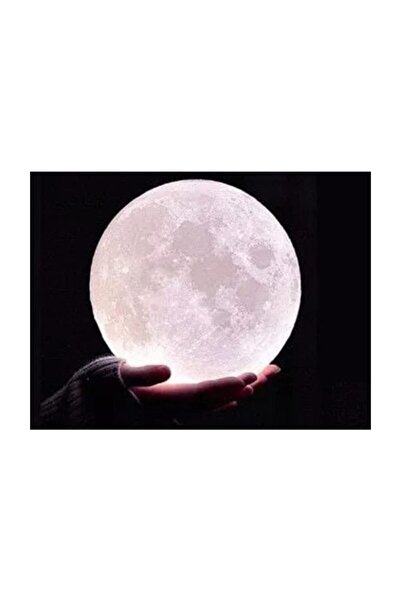 Led 3D Ay Şeklinde Gece Lambası