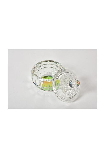 SETABIANCA Shine Crystal Mini - Στρογγυλό κουτί με καπάκι