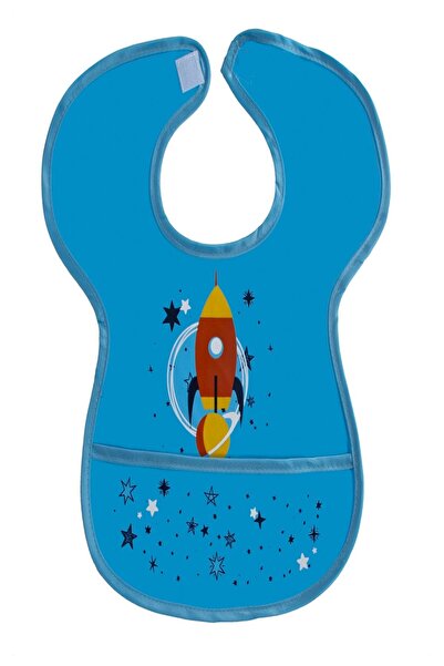 Sevi Bebe مريلة قماش زيتي من الفيلكرو