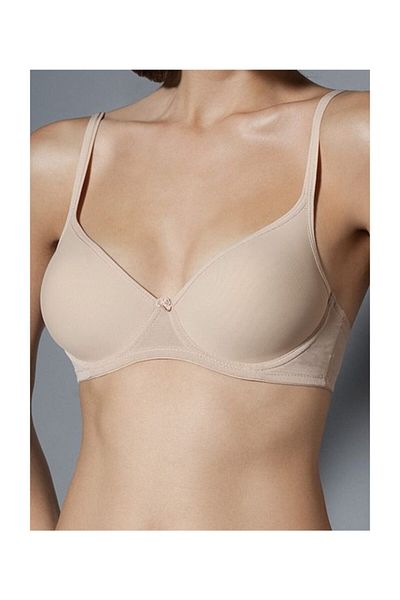 Kom Μπεζ Underwire Γυναικείο Σουτιέν Dorina