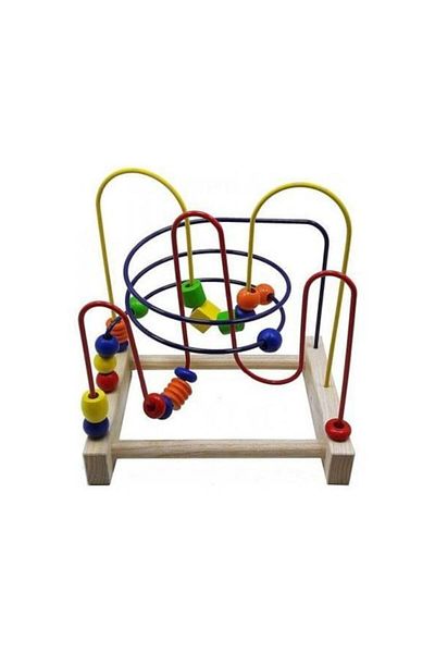 Üçer Great Coordination Wooden Spiral Maze Coordination Game