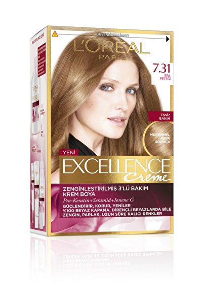 L'Oreal Paris L'Oreal Excellence Creme Saç Boyası 7.31 Bal Peteği