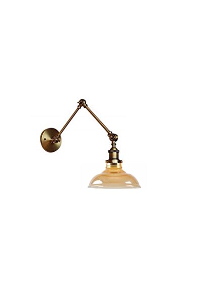 Rsylight الرجعية مفصلية ريفي العسل الزجاج الزخرفية البهلوانية الجدار الشمعدان