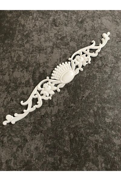 Decomarket Paintable Decorative Motif Small Door Crown