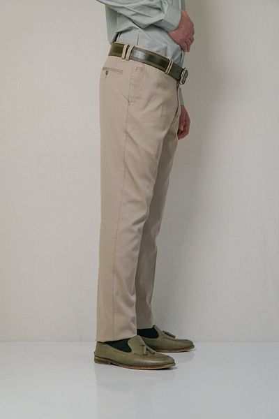 Bomonti Men's Striped Cotton Trousers