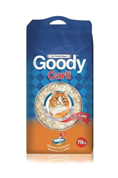 Goody Çarli 6 Adet Diatomit Kedi Kumu