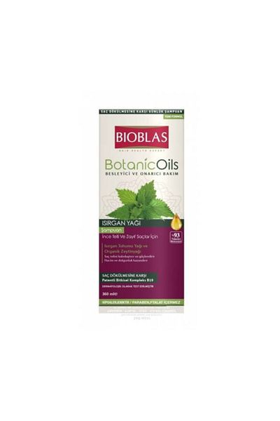 Bioblas Shampoo Nettle Oil Extract Thin Wire 360 Ml 4 Pieces