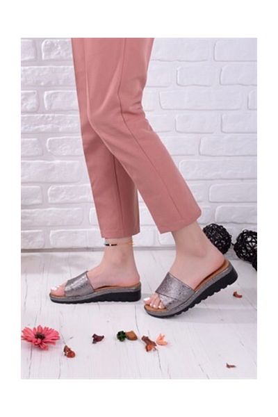 Taran Παντόφλες Annabel Platinum Crystal