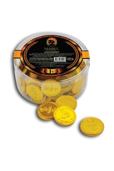 Mabel Sütlü Para Çikolata/altın Çikolata (1tl) 250 Gram
