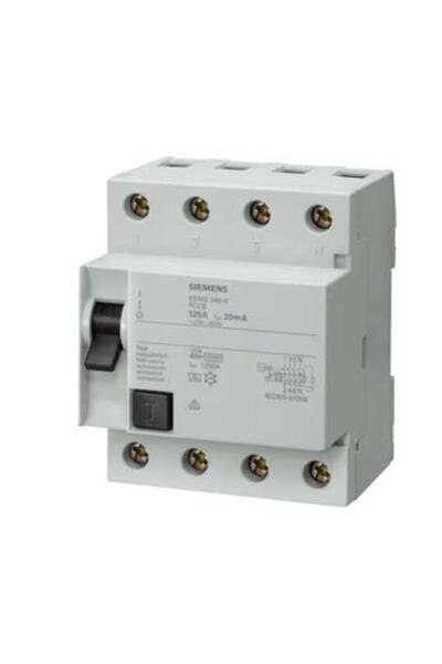 Siemens Sıemens 5sm3345-6 Kaçak Akım Rölesi 125a 30ma 400v 3faz