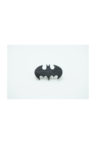 gokmentoy Batman Ahşap El Boyaması Broş