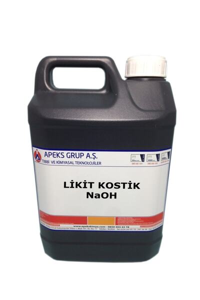 APEKS Likit Kostik - %48 - Sodyum Hidroksit - NaoH - 5 Kg