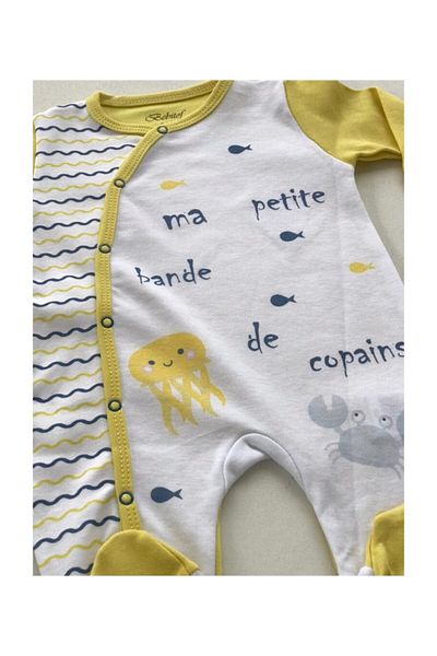 Bebitof Baby Bebitof Whale Patterned Jumpsuit