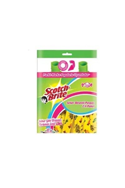 Scotch Brite Şeker Desenli 2'li Paspas