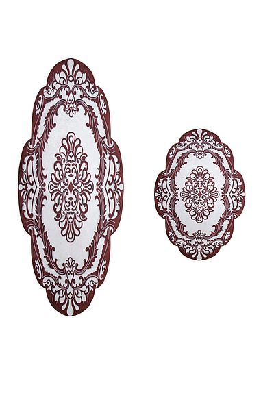 Alanur Home Σετ μπάνιου Dolunay Laser Cut 2 τεμαχίων St 210107 κα