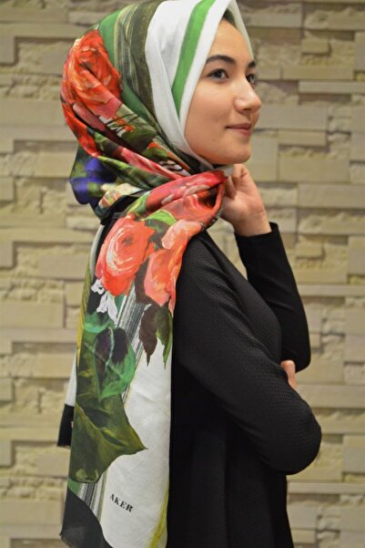 Aker Yaz Serinliği %30 İpek Şal 7805777-413