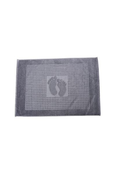 Özdilek 2 Pieces Foot Towel Winter Towel Dark Gray Color