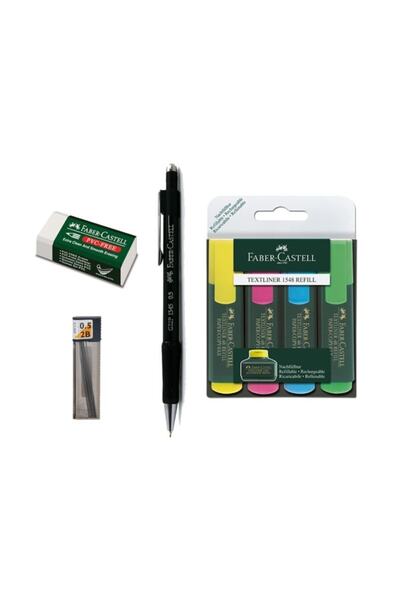 Faber Castell مجموعة قرطاسية مدرسية - مريحة وأنيقة