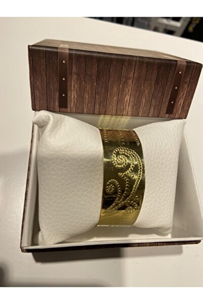 Dekorix Kadın Sarı Yel Bileziği Kelepçe