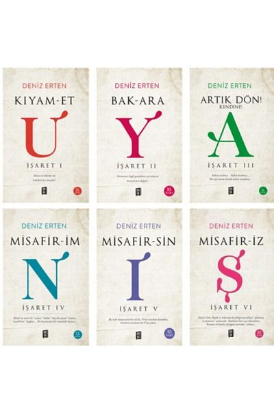 Mona Kitap Deniz Erten Uyanis Seti 6 Kitap Isaret Serisi Trendyol