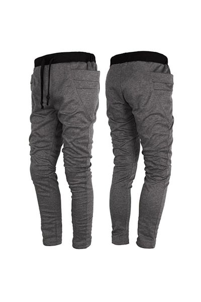 Armadillos Pantaloni de trening gri pentru bărbați Pantaloni de trening casual fitness