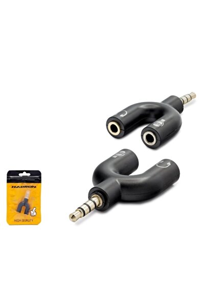HADRON Hd4612/500 Aux To 2aux M/2f Adapter Microphone Headset