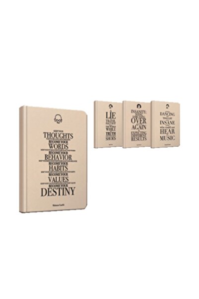 Gıpta Typo Not Defteri Ip Dikişli Sert Kapak 13x21 Cm 112 Yaprak Defter