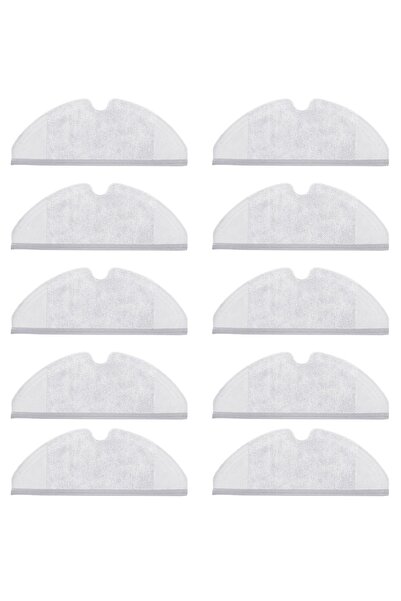 Xiaomi Roborock S6/s6 Pure Uyumlu 10lu Mop Fiber Bezi