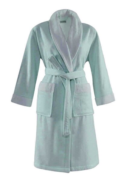 Maisonette Unisex Bornoz Mint Su Yeşili Kılyos Bornoz