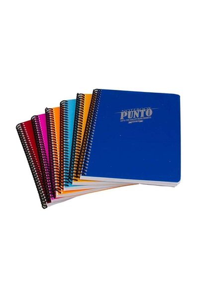 Gıpta Gipta Punto A5 Spiraled 80 Sheets Checked Notebook 12 Pieces