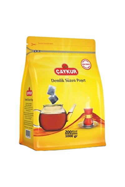Çaykur Demlik Süzen Poşet 200 Adet 1000 G