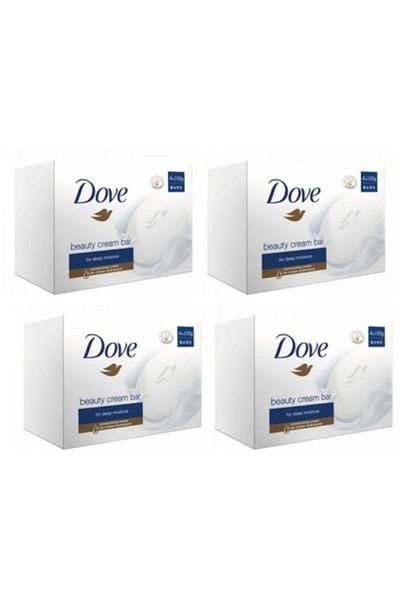 Dove Cream Bar Original Beauty Solid Soap 100 Gr 4 Pieces X 4 Pieces = 16 Pieces