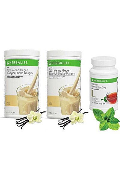 Herbalife 2 Vanilya Shake Ve Klasik Çay 50 gr