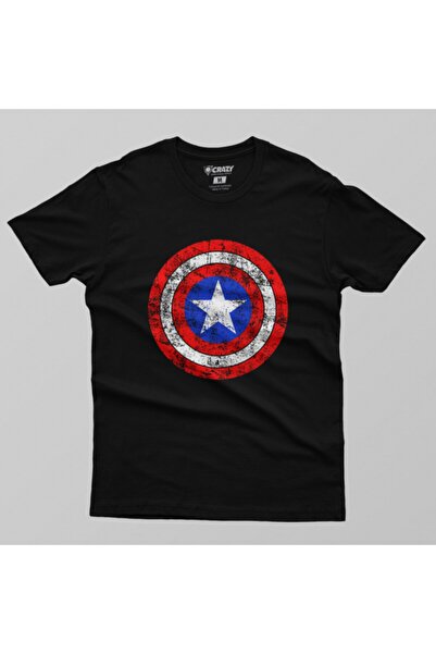 Crazy Captain America Men's T-Shirt