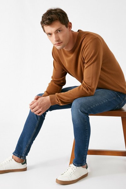 Koton Erkek Indıgo Jeans 1KAM43220MD